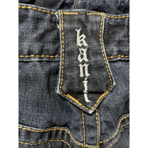 Kanji Collection Mens Blue Denim Streetwear Jeans Size 36x31 100% Cotton - Picture 7 of 10